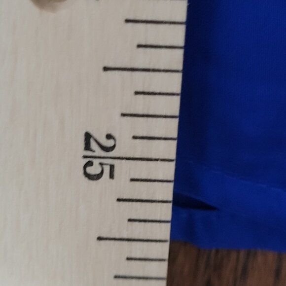 Relativity Blue 3/4 Sleeve Button-Tab Blouse - Size L, Lightweight & Stylish - Picture 7 of 11